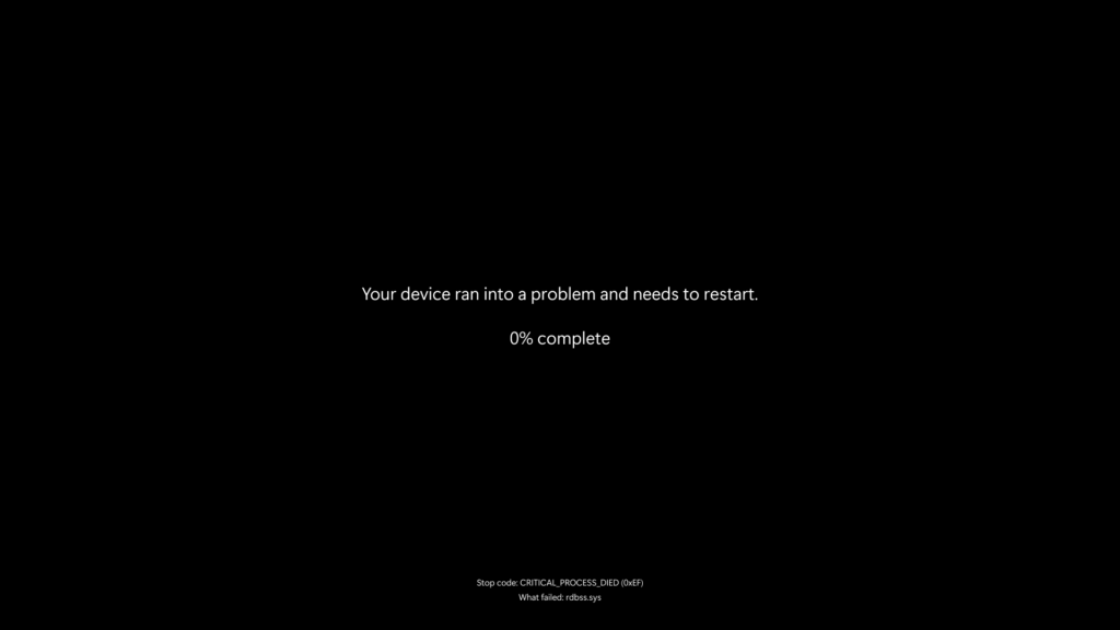 New Windows 11 BSOD